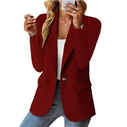 Women's Elegant Blazer with Refined Fit for Workwear