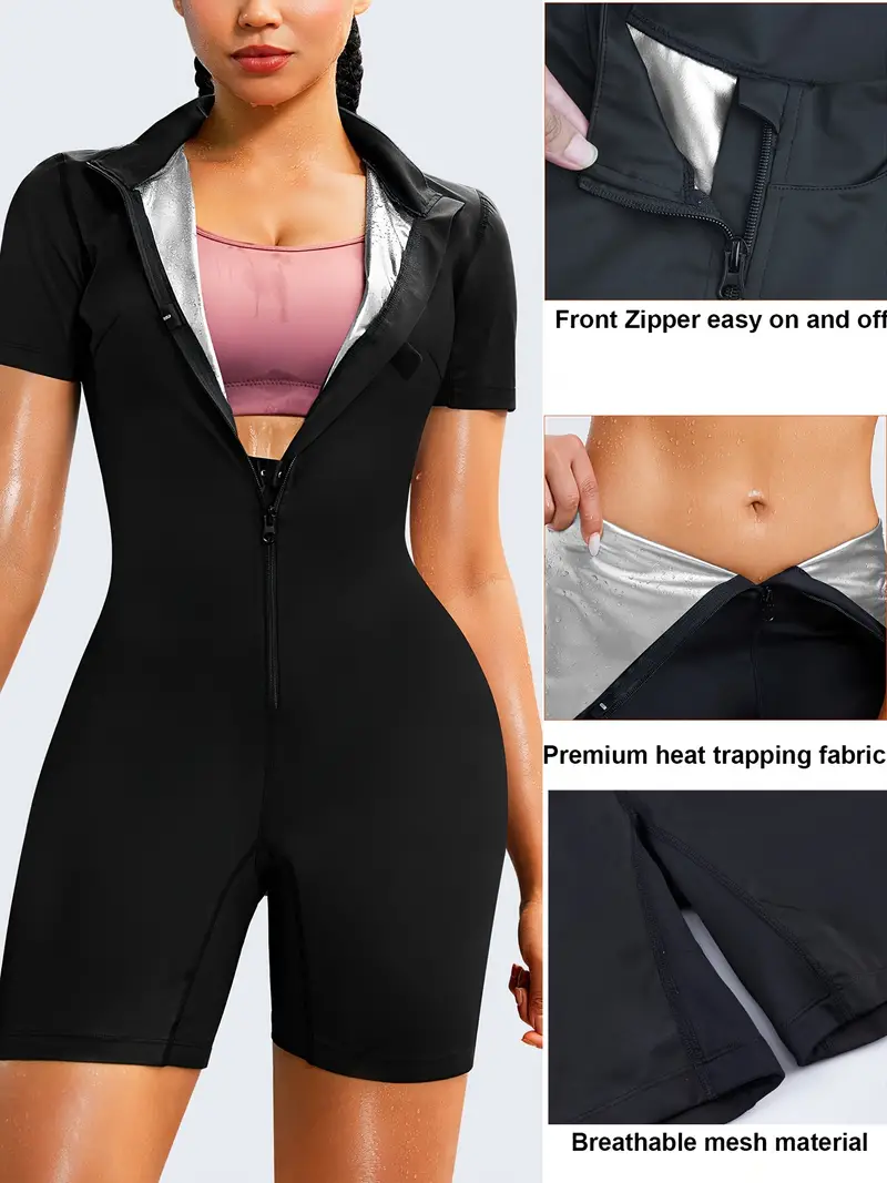 Women's Full Body Shapewear Sauna Suits for Workouts