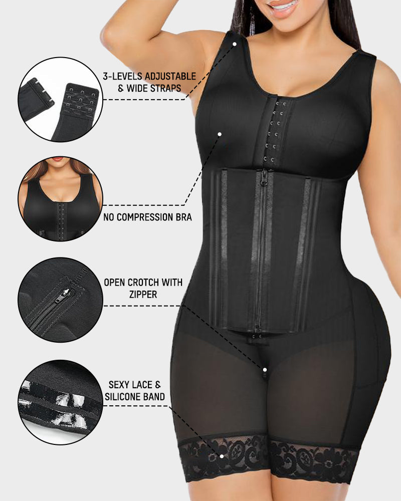 Women's Full Body Shapewear with Double Tummy Control for Special Occasions