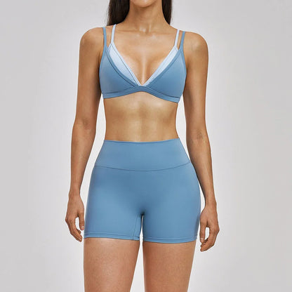 Women's High Waist Yoga Set with Seamless Design for Yoga