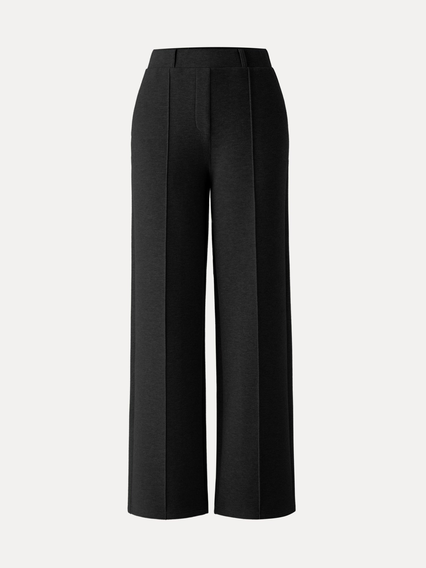Women's High Waisted Pull-On Pant with Straight Leg for Work