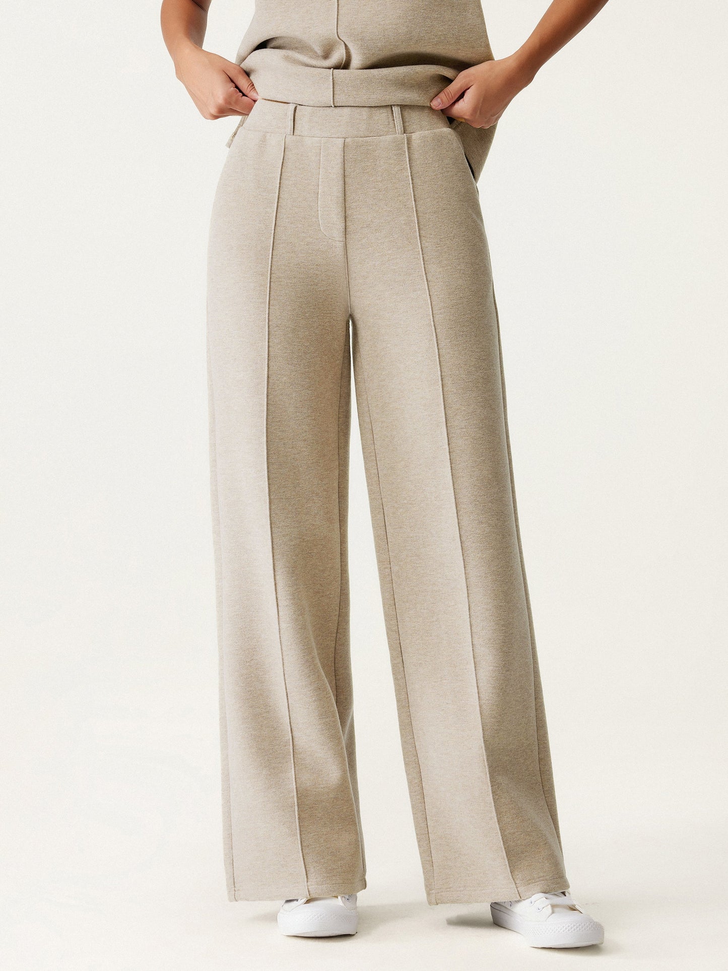 Women's High Waisted Pull-On Pant with Straight Leg for Work