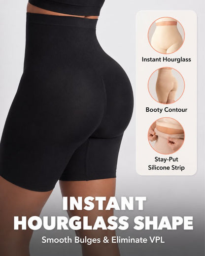 Women's High-Waisted Shapewear Shorts for Under Dresses
