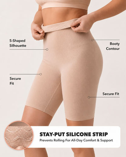 Women's High-Waisted Shapewear Shorts for Under Dresses