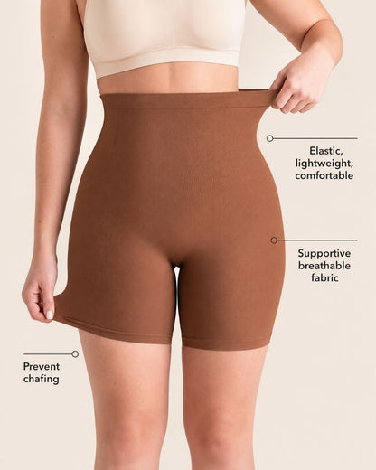Women's High-Waisted Shapewear Shorts for Under Dresses