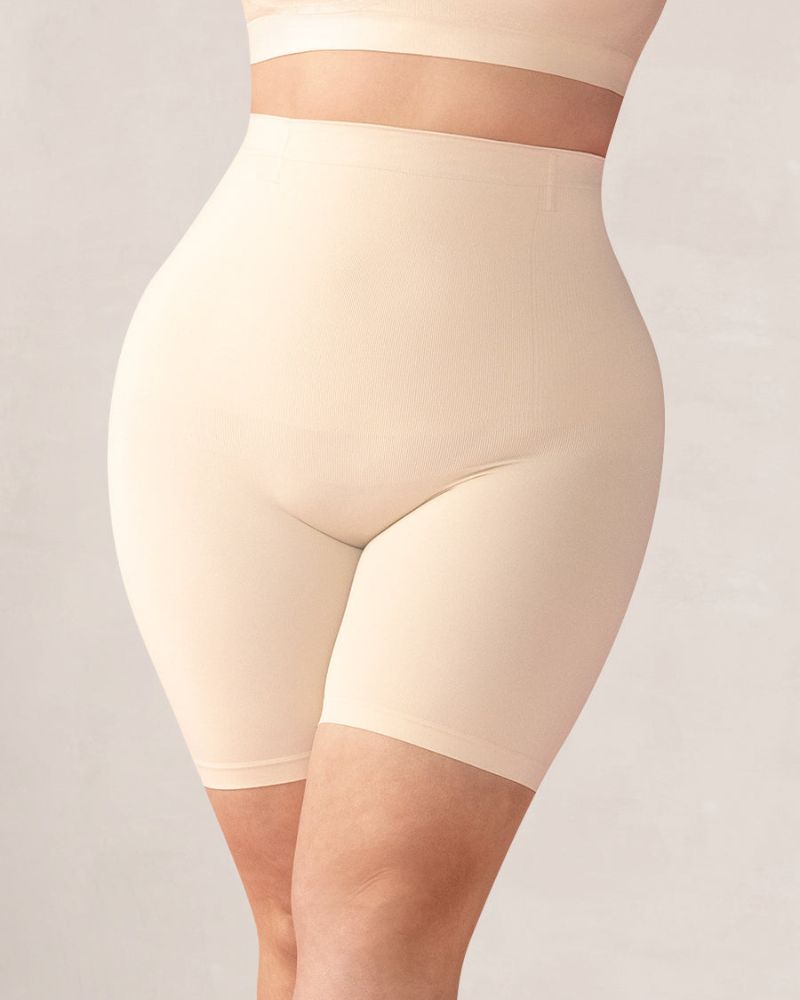 Women's High-Waisted Shapewear Shorts for Under Dresses