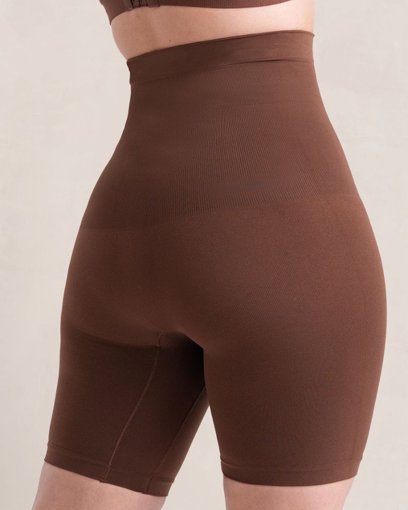Women's High-Waisted Shapewear Shorts for Under Dresses