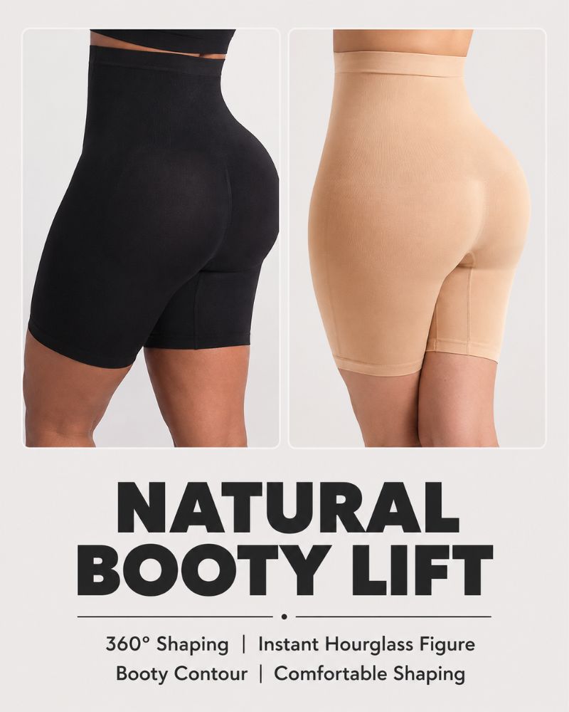 Women's High-Waisted Shapewear Shorts for Under Dresses