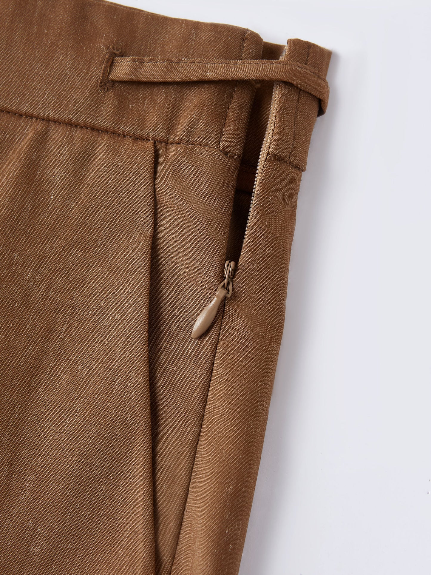 Women's Linen Wide Leg Trousers with Drawstring for Travel
