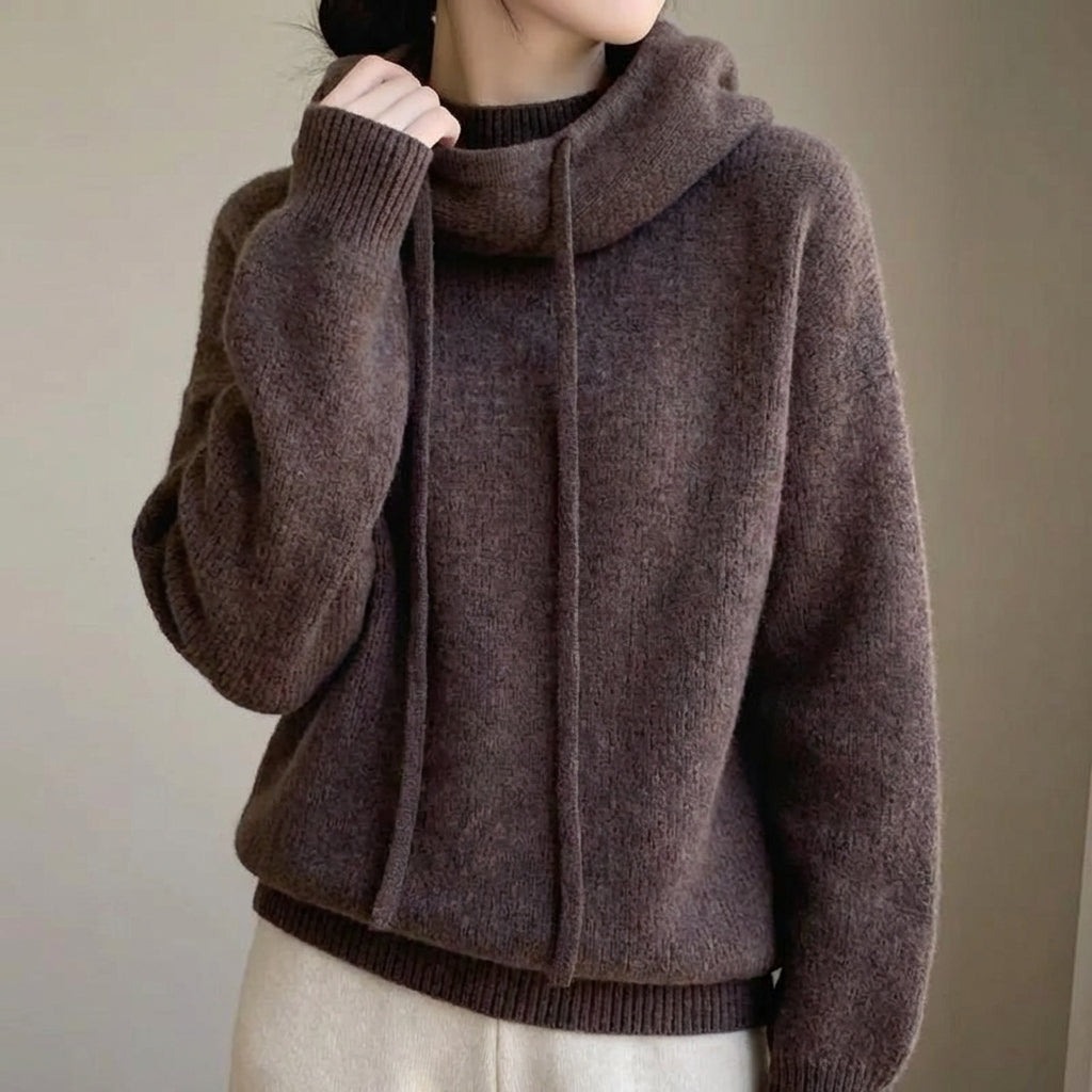 Women's Merino Hoodie with Hood for Layering
