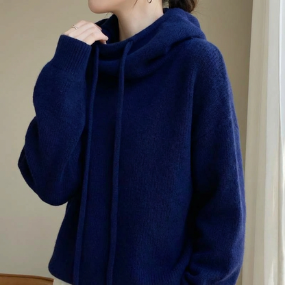 Women's Merino Hoodie with Hood for Layering