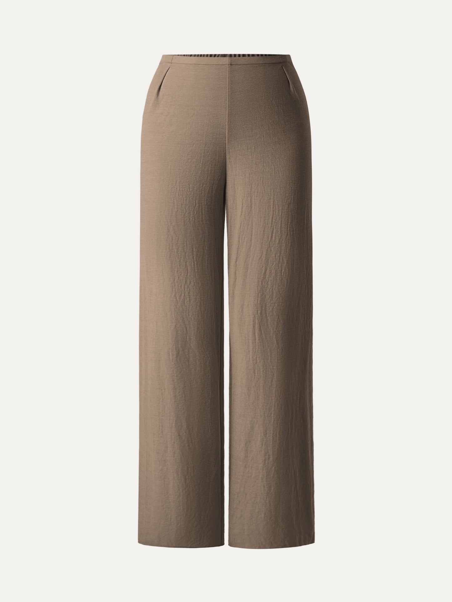 Women's Mid Rise Straight Leg Trousers for Casual Wear