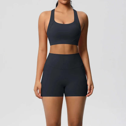 Women's Pocket Yoga Set with High Waist and Pockets for Gym
