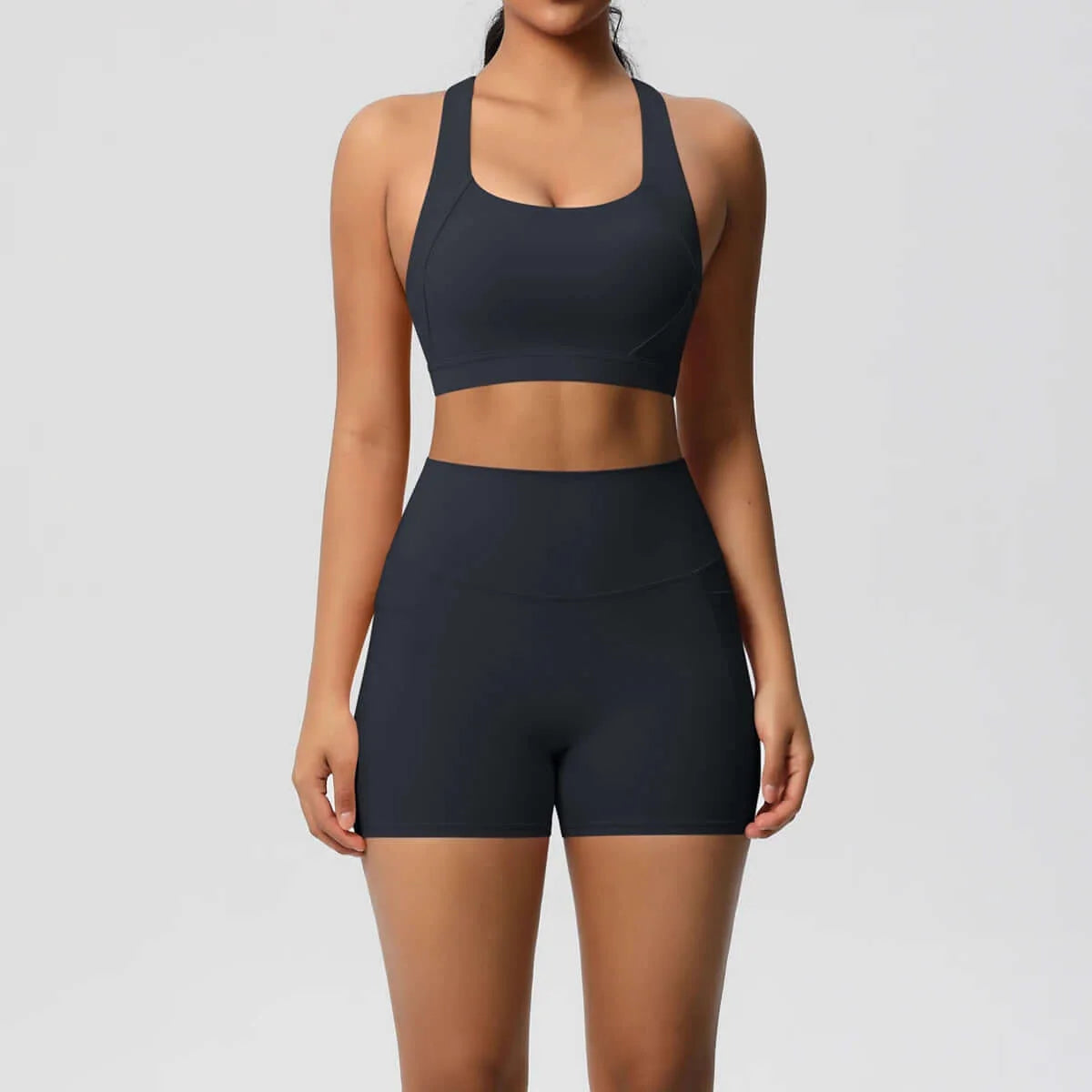 Women's Pocket Yoga Set with High Waist and Pockets for Gym