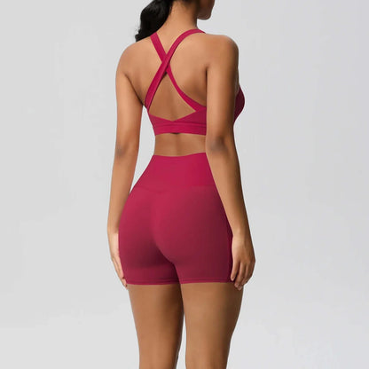 Women's Pocket Yoga Set with High Waist and Pockets for Gym