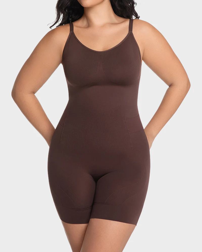 Women's Sculpting Bodysuit with Back Access for Daily Wear