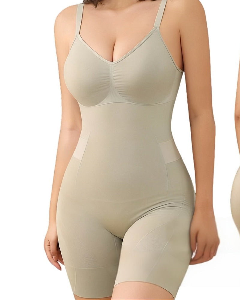 Women's Sculpting Bodysuit with Back Access for Daily Wear