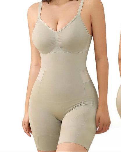 Women's Sculpting Bodysuit with Back Access for Daily Wear