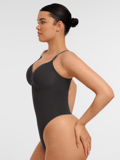 Women's Seamless Shaping Bodysuit with Zip for All-Day Wear