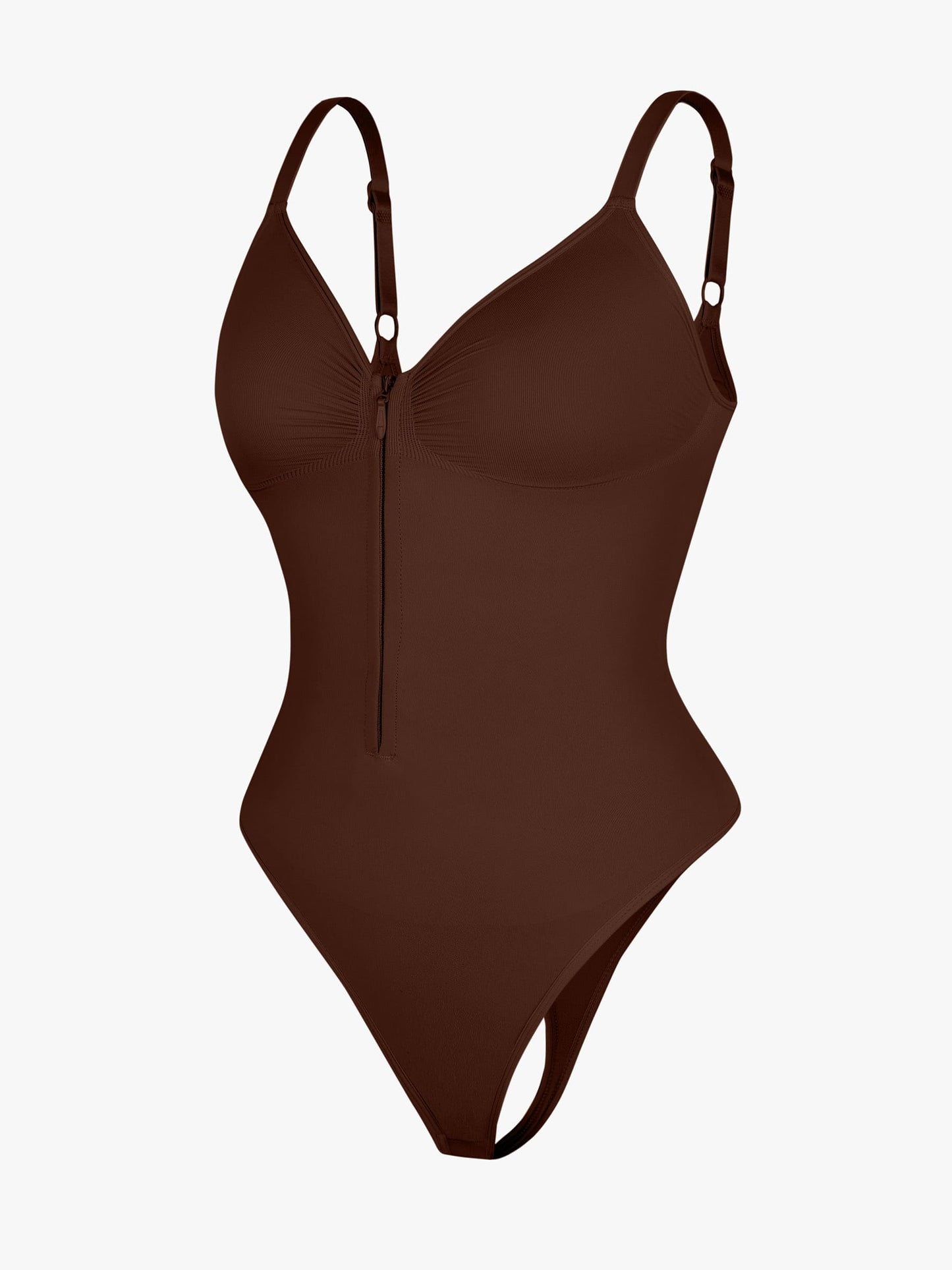 Women's Seamless Shaping Bodysuit with Zip for All-Day Wear