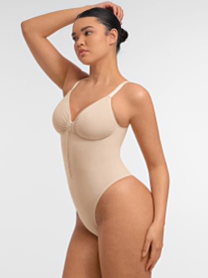 Women's Seamless Shaping Bodysuit with Zip for All-Day Wear