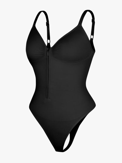 Women's Seamless Shaping Bodysuit with Zip for All-Day Wear