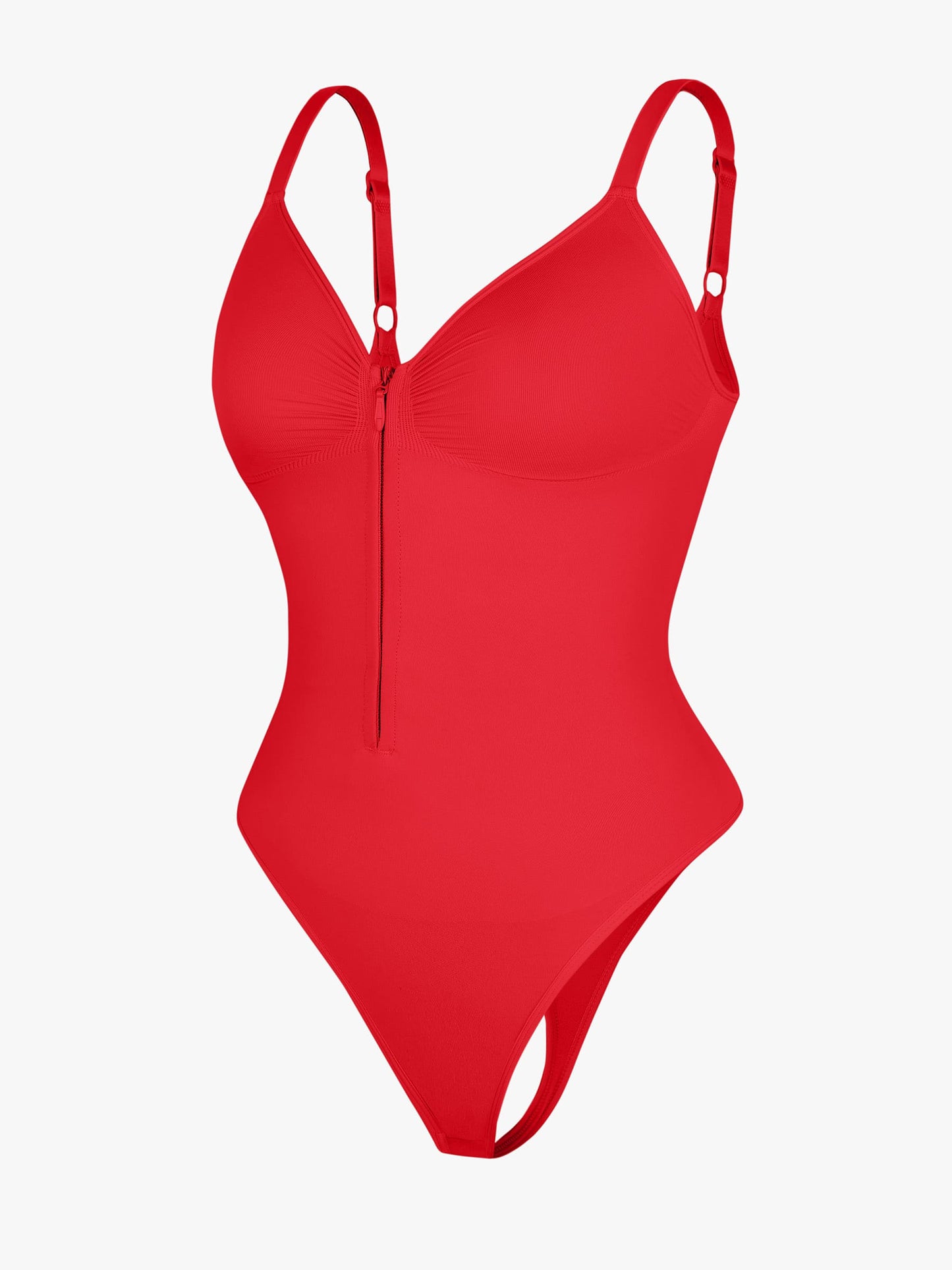 Women's Seamless Shaping Bodysuit with Zip for All-Day Wear