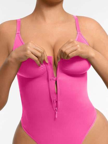 Women's Seamless Shaping Bodysuit with Zip for All-Day Wear