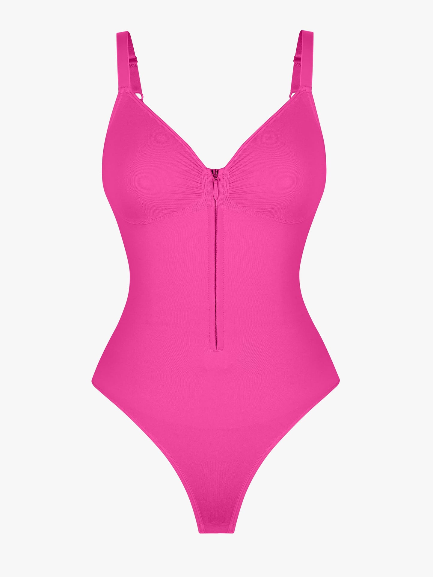 Women's Seamless Shaping Bodysuit with Zip for All-Day Wear