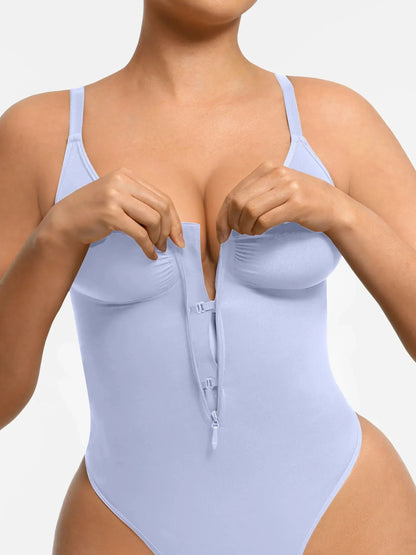 Women's Seamless Shaping Bodysuit with Zip for All-Day Wear