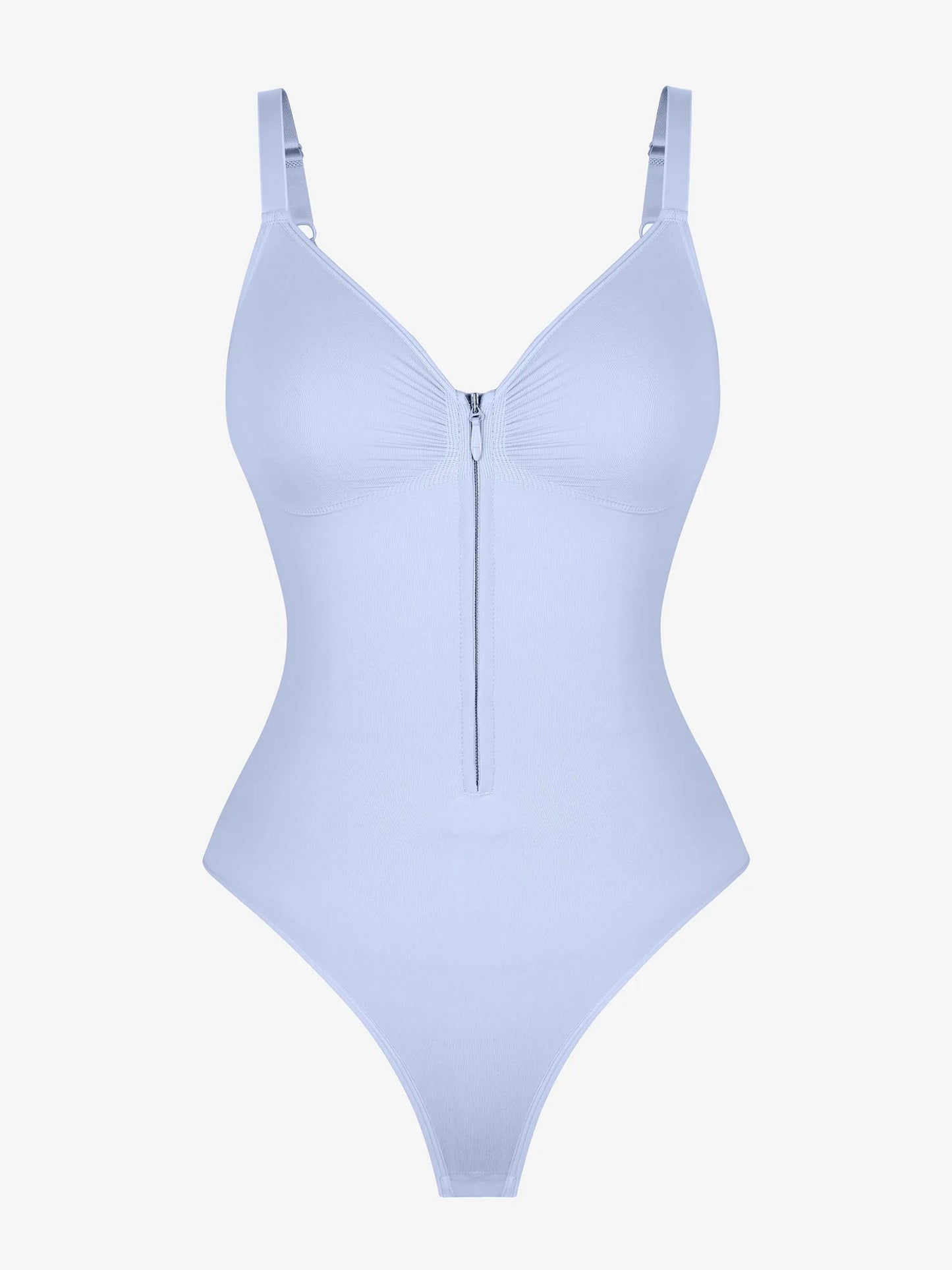 Women's Seamless Shaping Bodysuit with Zip for All-Day Wear