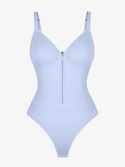 Women's Seamless Shaping Bodysuit with Zip for All-Day Wear
