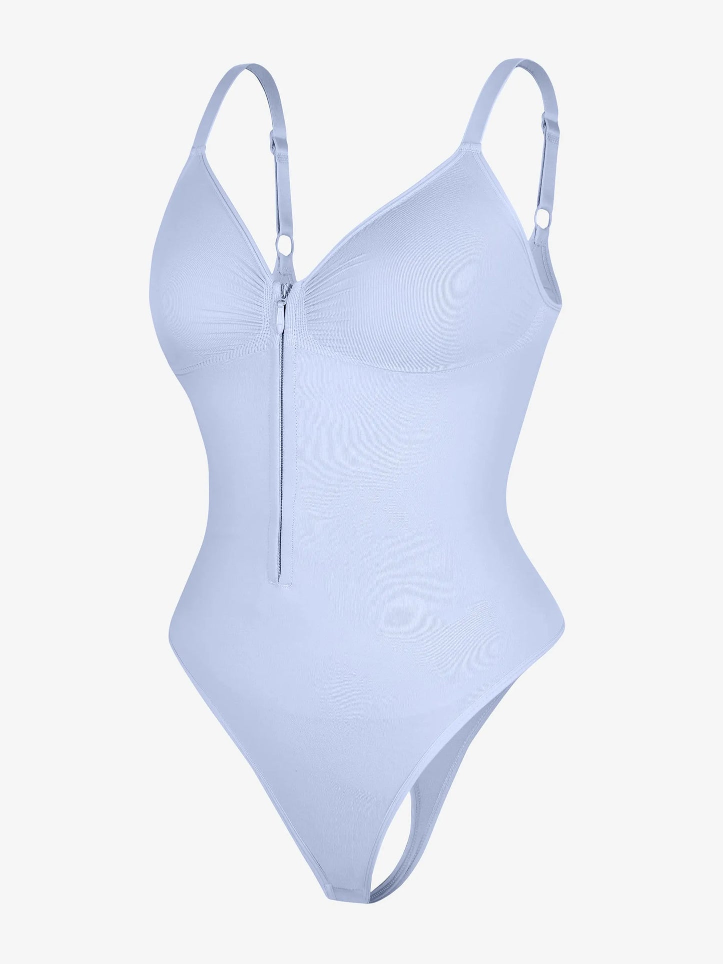 Women's Seamless Shaping Bodysuit with Zip for All-Day Wear