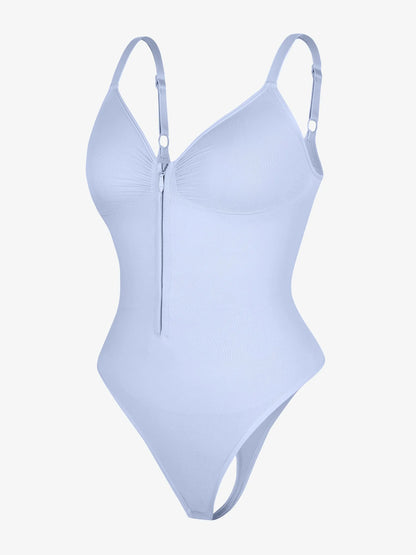 Women's Seamless Shaping Bodysuit with Zip for All-Day Wear