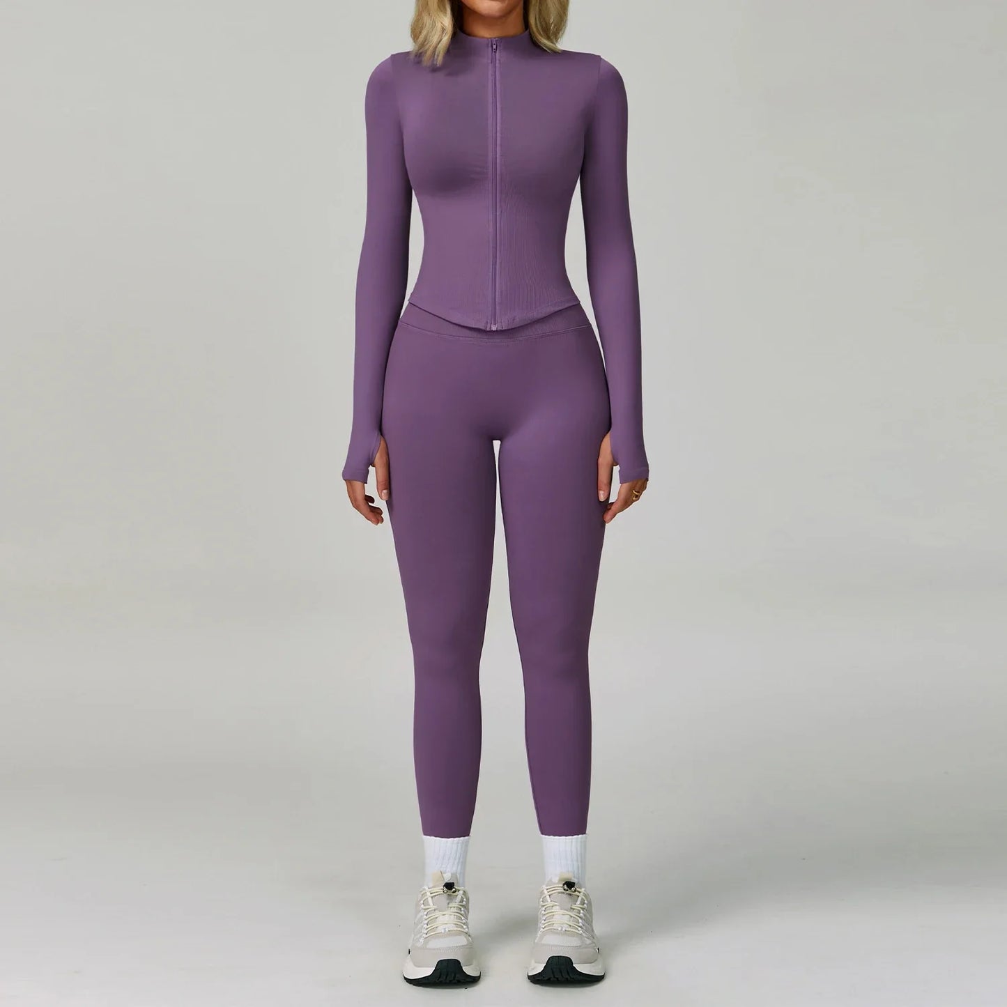 Women's Seamless Yoga Sets with Sports Bra for Gym