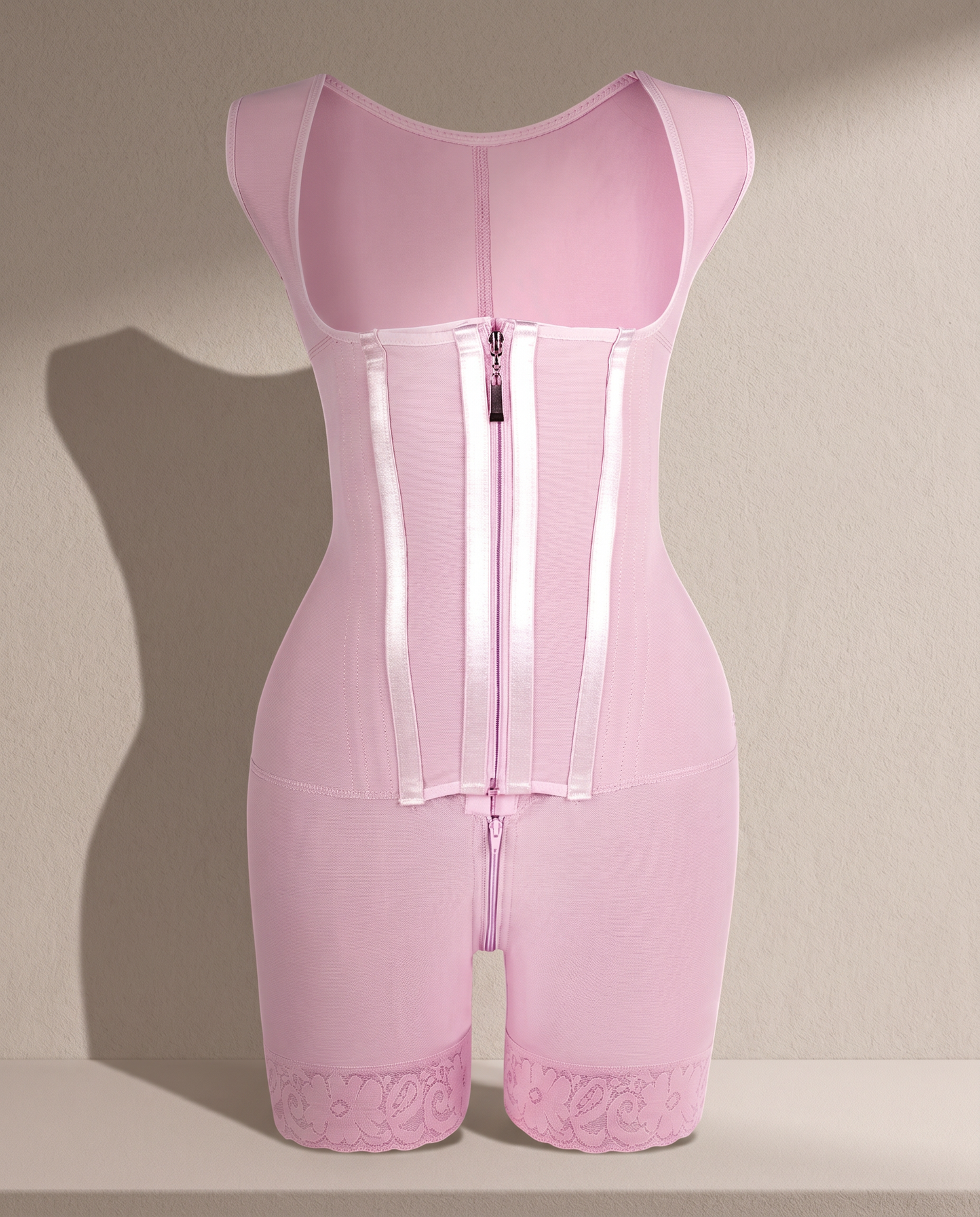 Women's Shapewear Bodysuit with Open Bust for Recovery