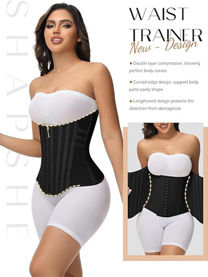 Women's Shapewear Corset with 23 Steel Bones for Workout