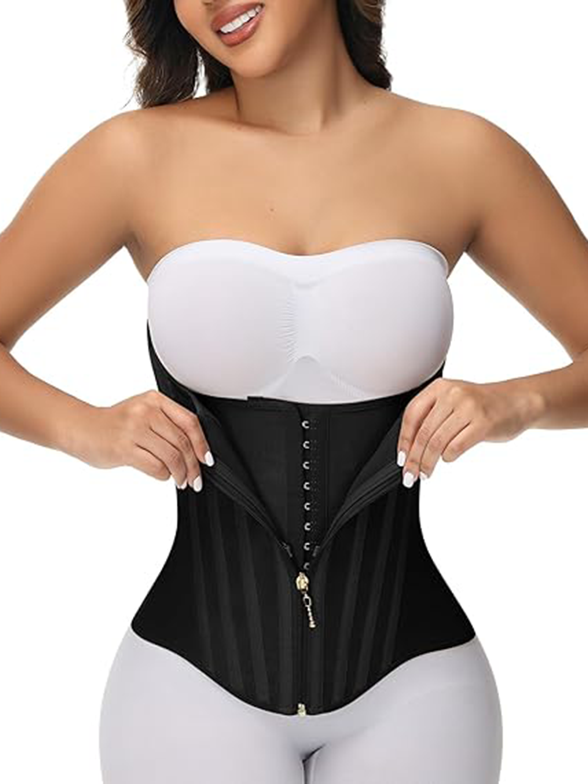 Women's Shapewear Corset with 23 Steel Bones for Workout