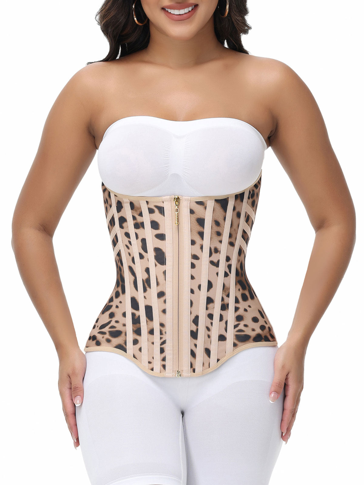 Women's Shapewear Corset with 23 Steel Bones for Workout