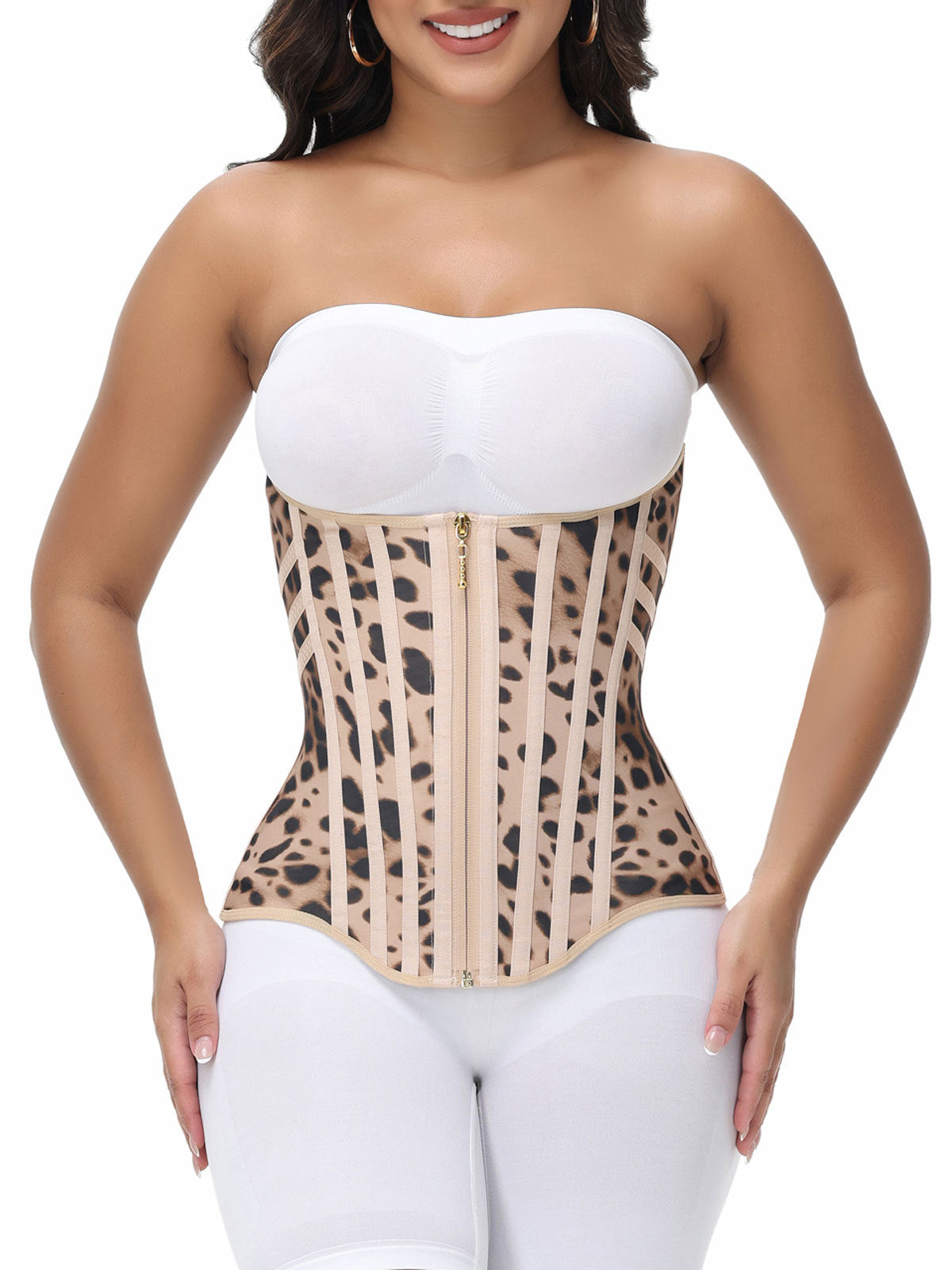 Women's Shapewear Corset with 23 Steel Bones for Workout