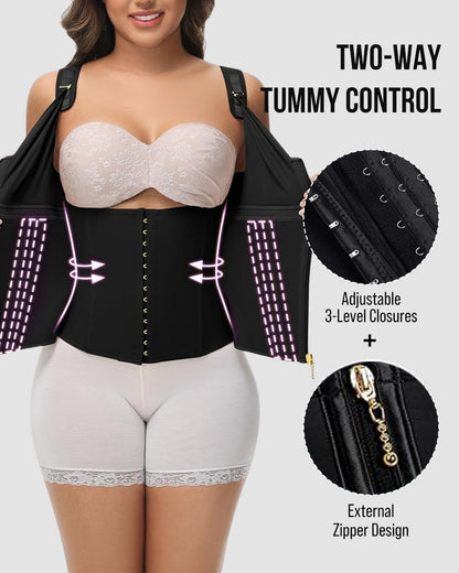 Women's Shapewear Shaper with Bra Dual-Layer for Weddings