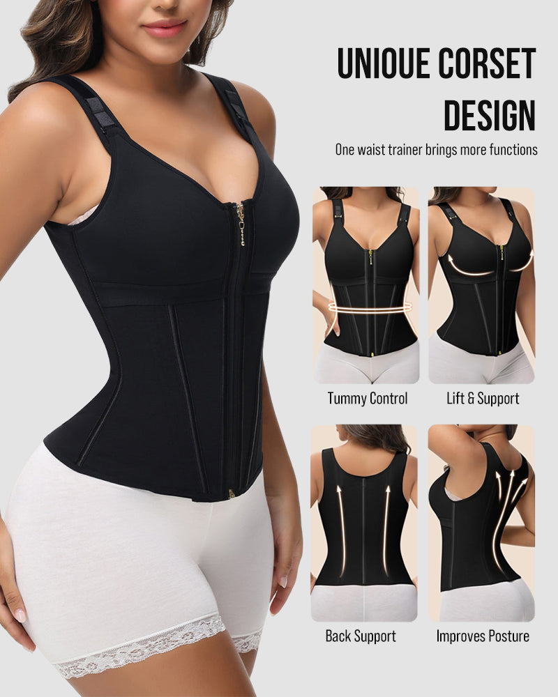 Women's Shapewear Shaper with Bra Dual-Layer for Weddings