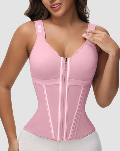 Women's Shapewear Shaper with Bra Dual-Layer for Weddings