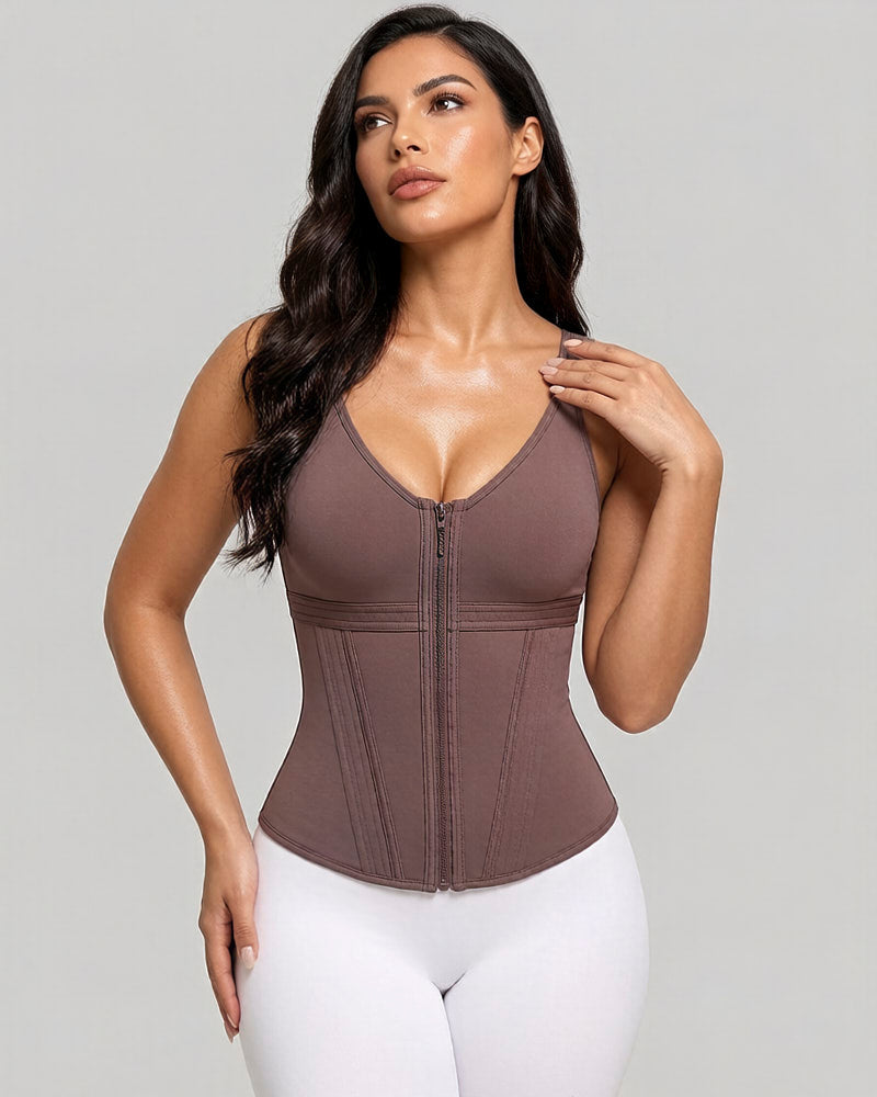 Women's Shapewear Shaper with Bra Dual-Layer for Weddings