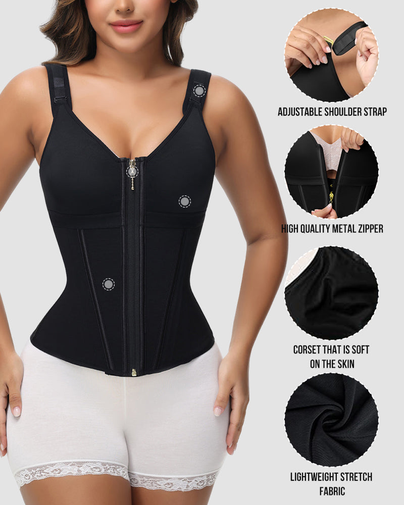 Women's Shapewear Shaper with Bra Dual-Layer for Weddings