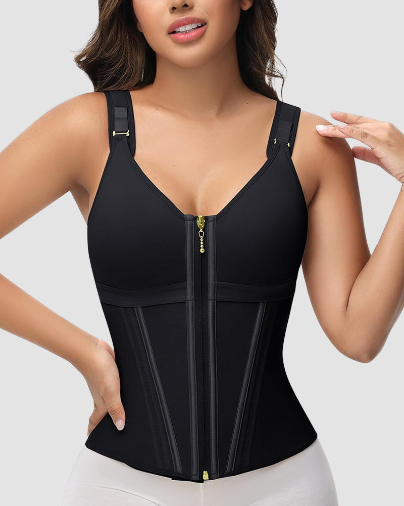 Women's Shapewear Shaper with Bra Dual-Layer for Weddings