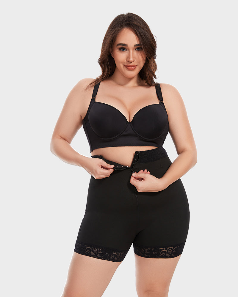 Women's Shapewear Shorts with Zipper Closure for Events