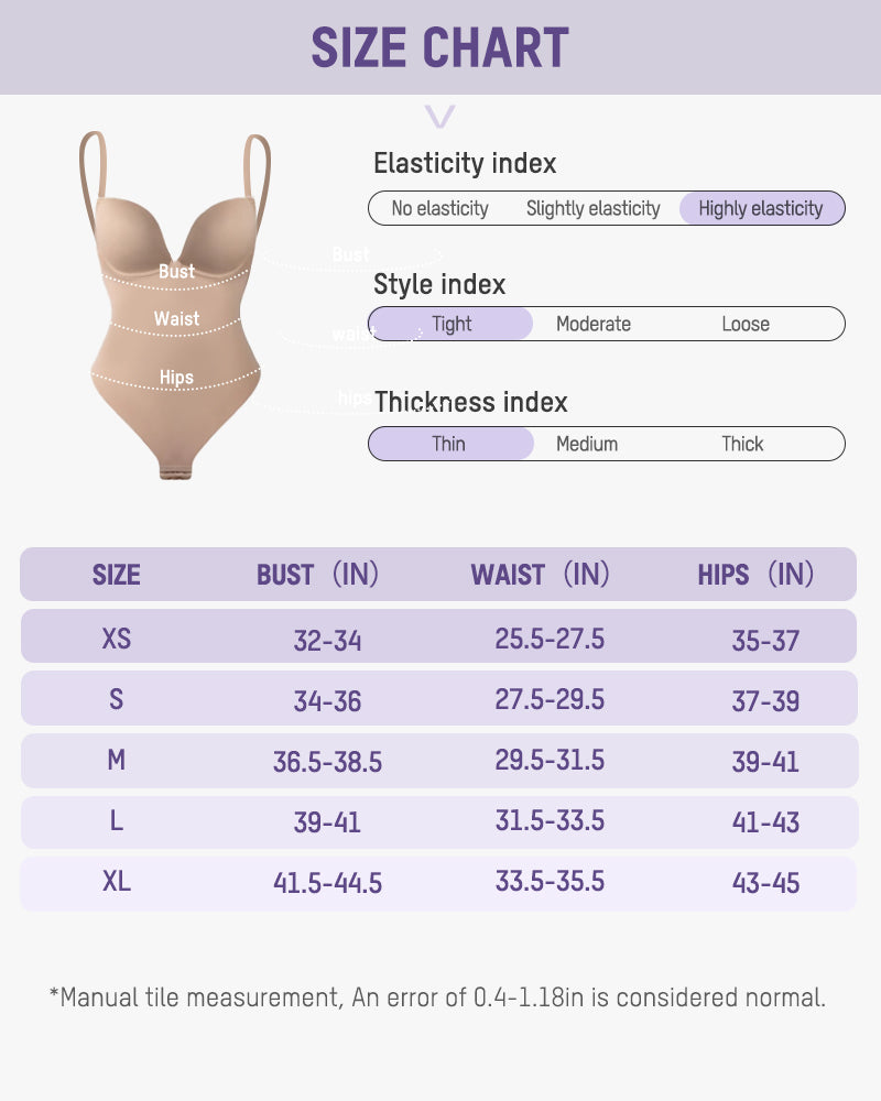 Women's Shaping Bodysuit Thong with All-in-One for Occasions