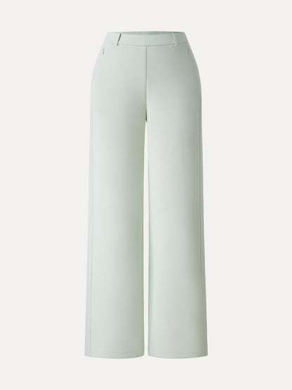 Women's Slimming High Rise Wide Leg Trousers for Workdays