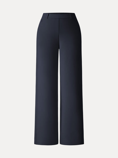 Women's Slimming High Rise Wide Leg Trousers for Workdays